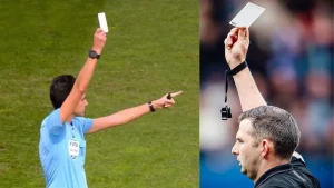 football penalty card today