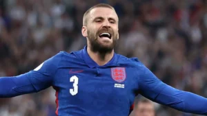 luke shaw back in training against Slovenia