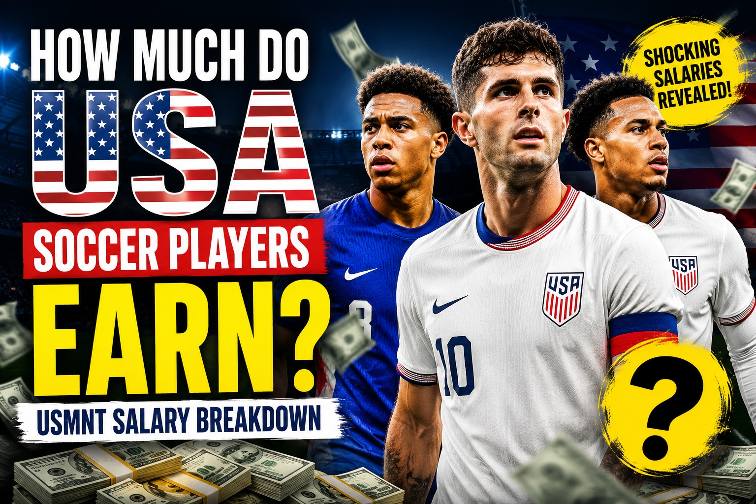 USMNT player slaries