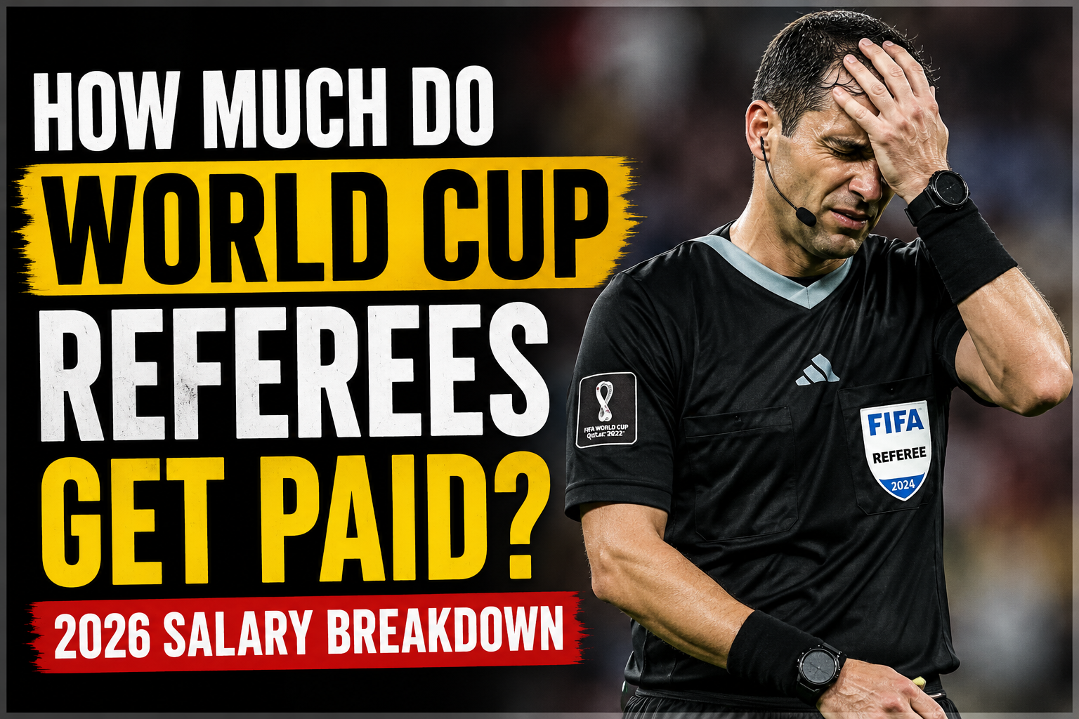 How Much Do FIFA World Cup Referees Get Paid