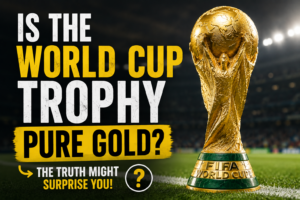 Is the FIFA World Cup trophy pure gold